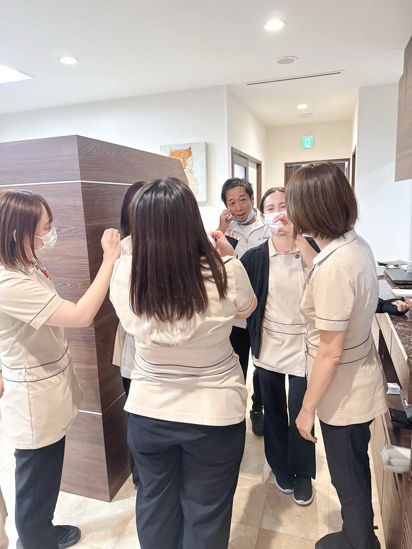 先生だけ違う😂