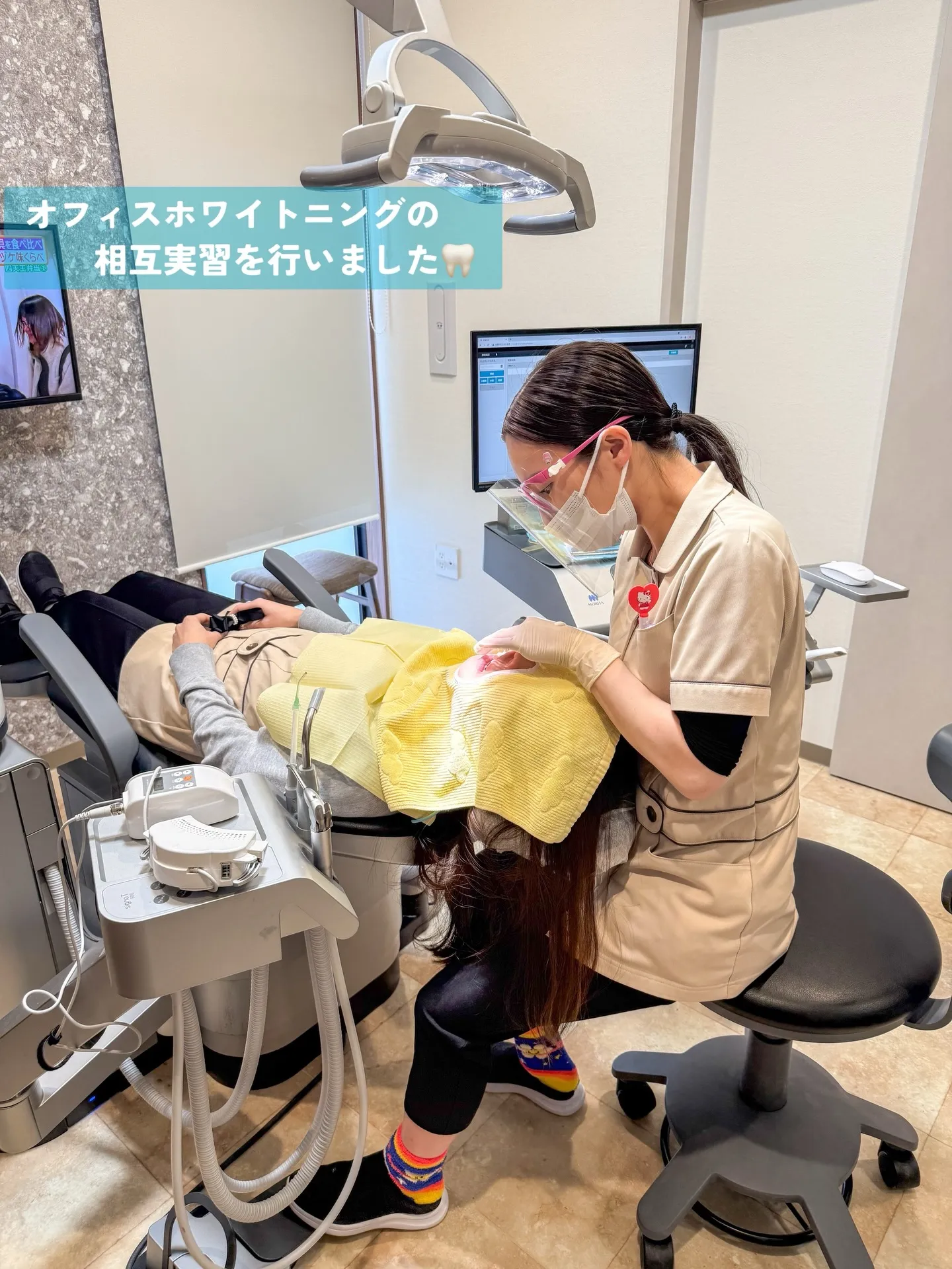 スタッフ同士で相互実習🦷