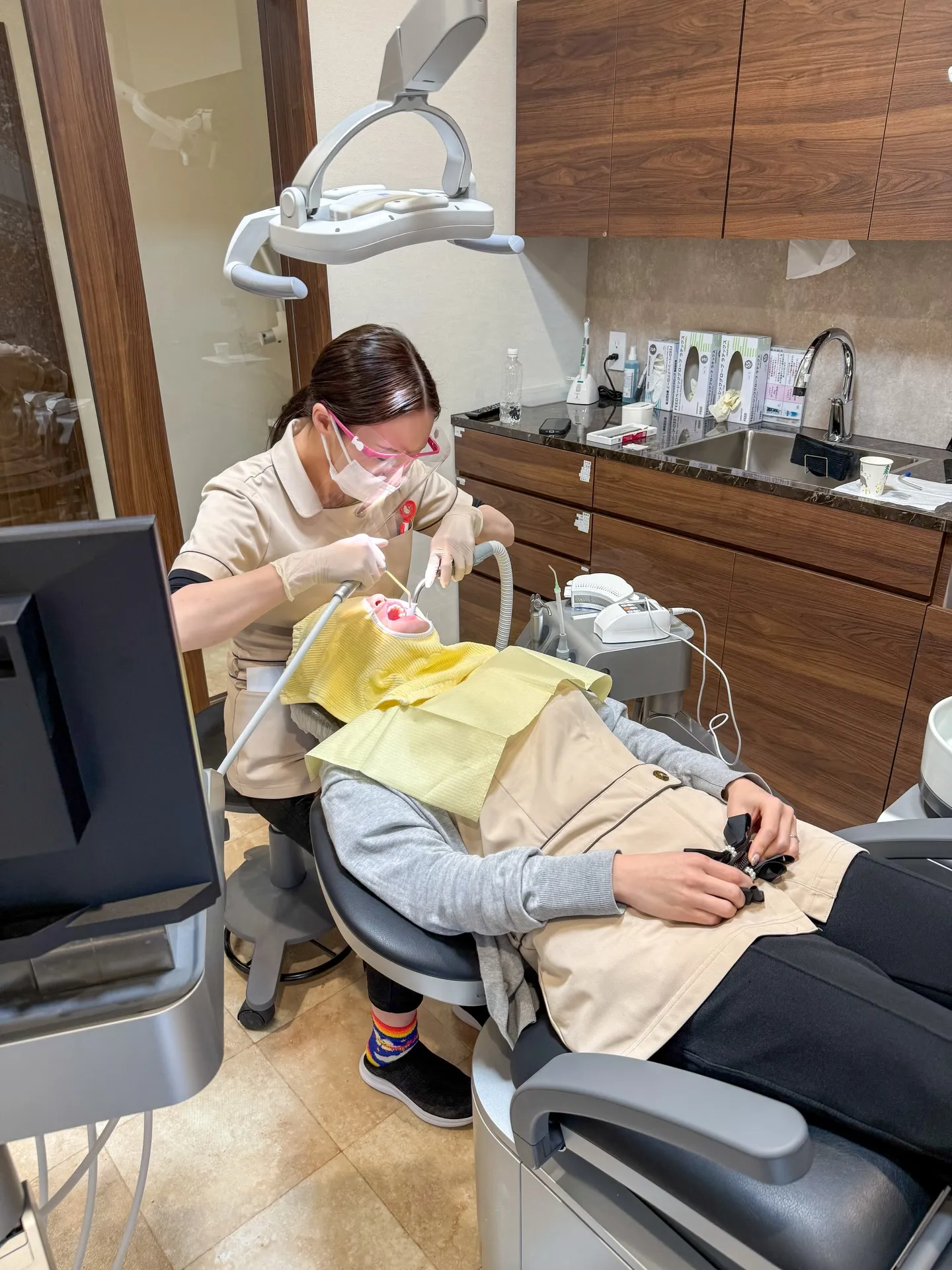 スタッフ同士で相互実習🦷