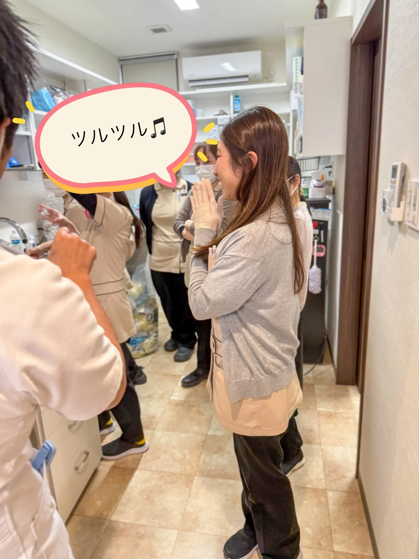 スタッフ同士で相互実習🦷